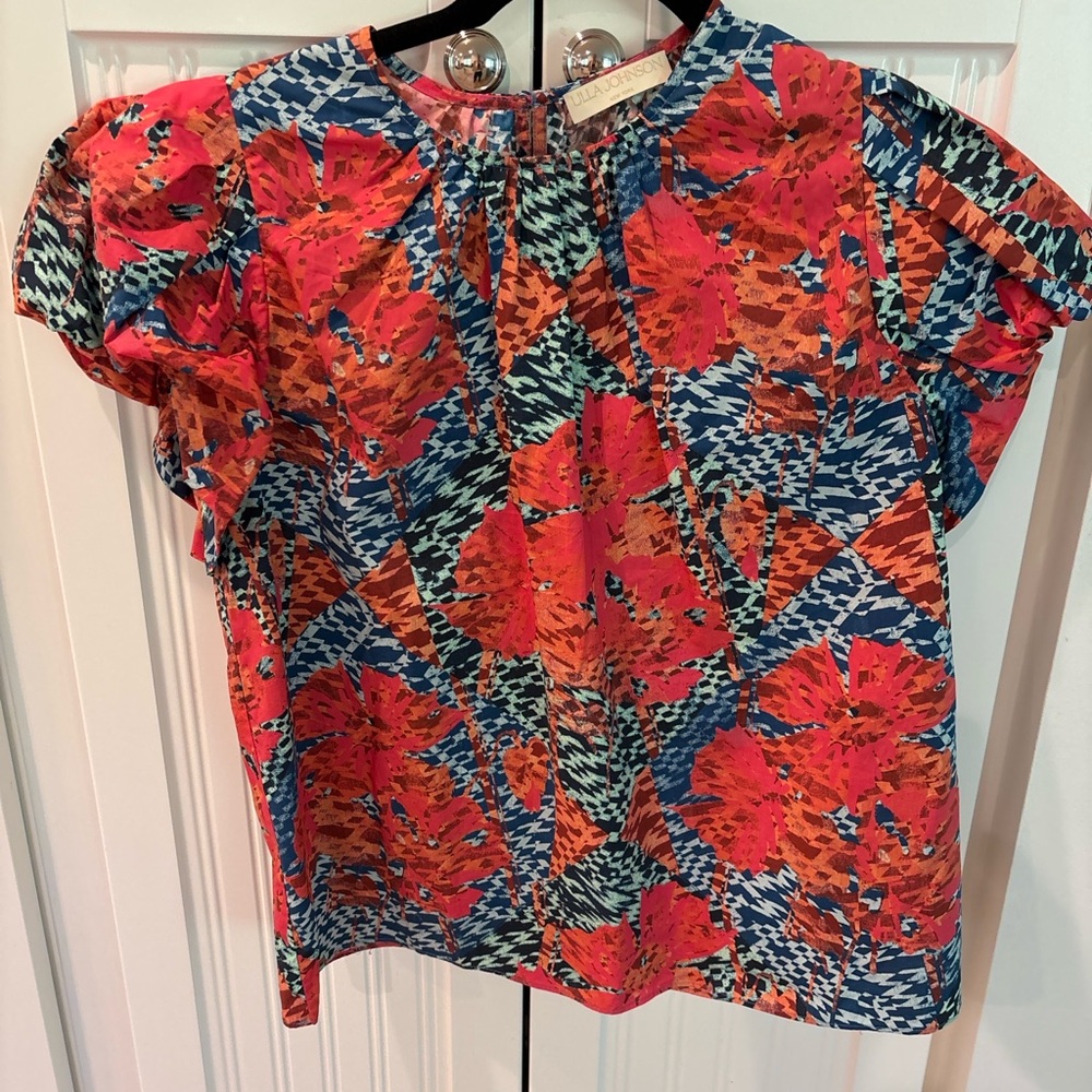 Ulla Johnson Multicolor Geometric Top - Picture 3 of 3